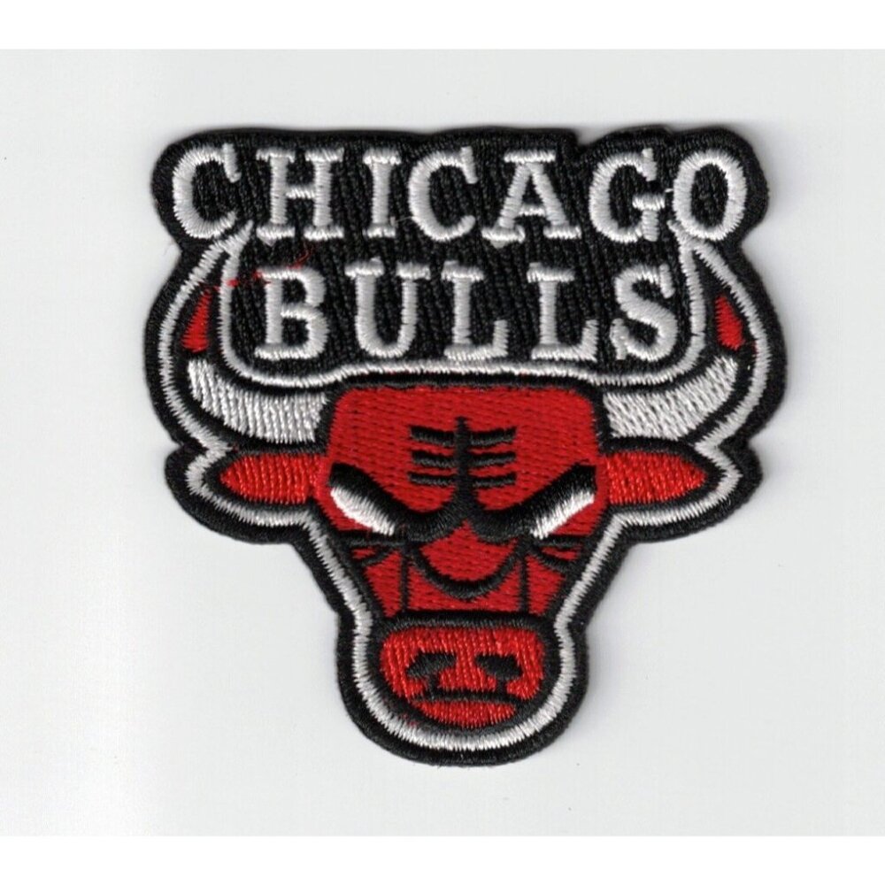 Chicago Bulls NBA Team Logo Embroidered 2.5in Iron / Sew-On Patch